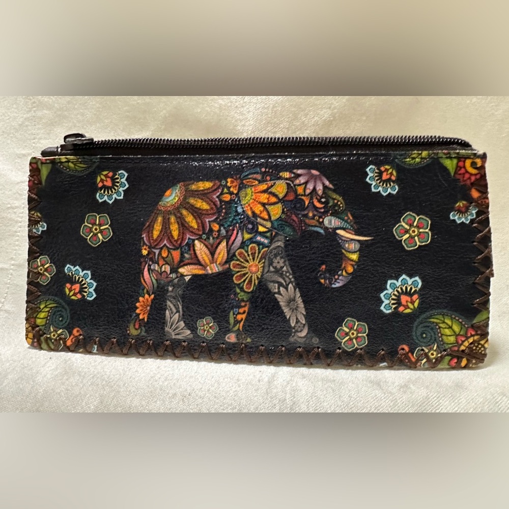 Colorful Elephant Design Wallet